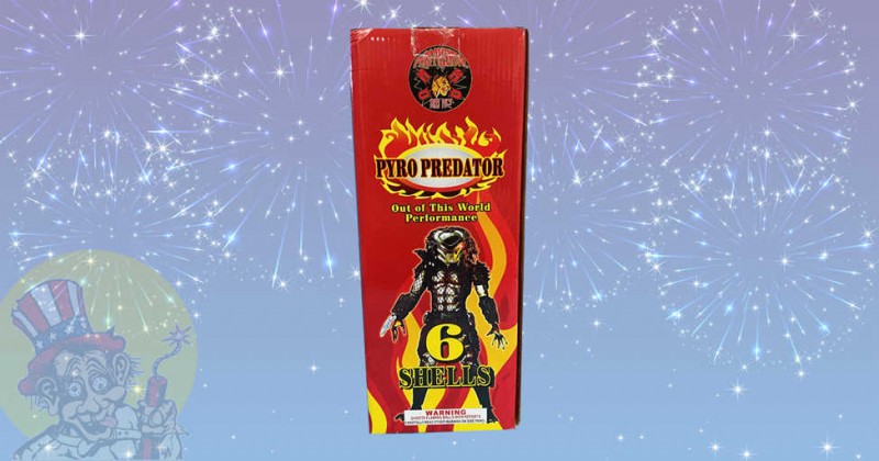 PYRO PREDATOR SHELL 6 PACK – Krazy Kaplans Fireworks
