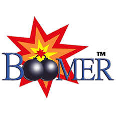 Intergalactic Brands Boomer Fireworks Logo Intergalactic Brands Boomer Fireworks Logo