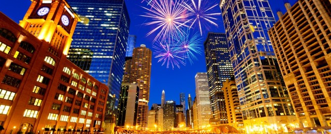 Fireworks company in Chicago, Illinois