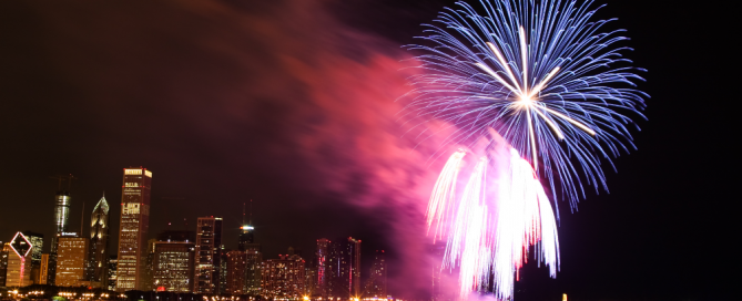 Fireworks store in Chicago Illinois